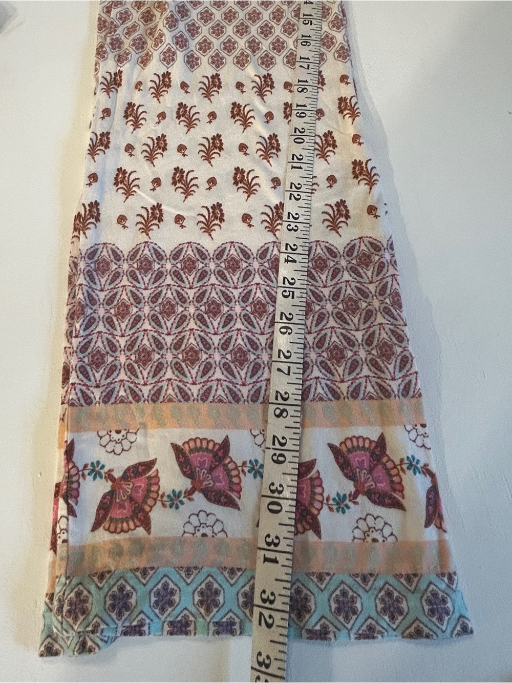 PJ Salvage Pajama Set Small Boho Floral Print Button Front Top & Lounge Pants - Picture 9 of 13
